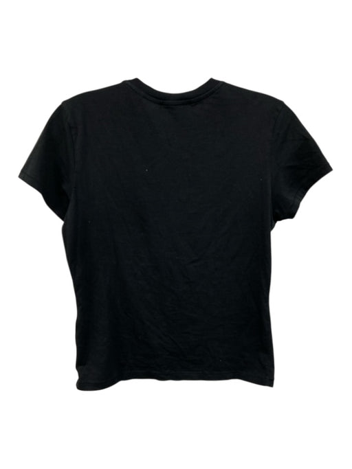 Frame Size S Black Cotton Short Sleeve T Shirt Top Black / S