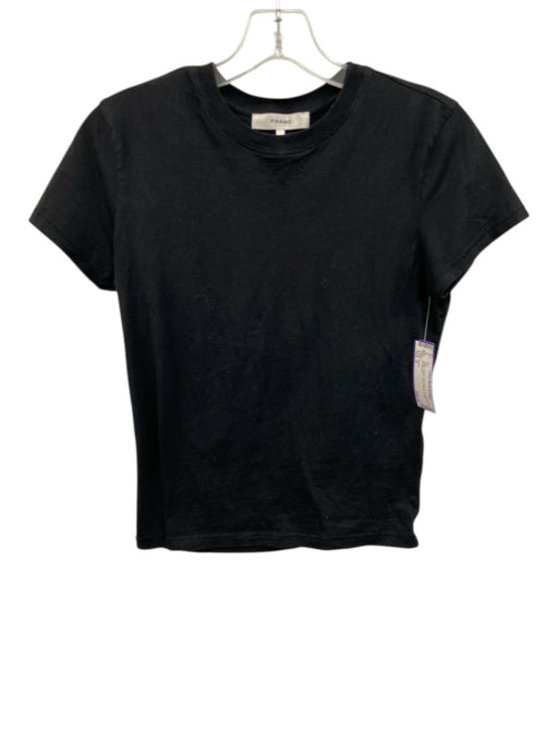 Frame Size S Black Cotton Short Sleeve T Shirt Top Black / S