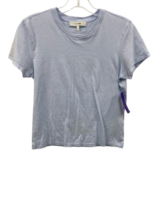 Frame Size S Periwinkle Purple Cotton Short Sleeve T Shirt Top Periwinkle Purple / S