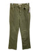 La Ligne Size 25 Green Cotton Blend Denim High Waist Button & Zip Fly Jeans Green / 25