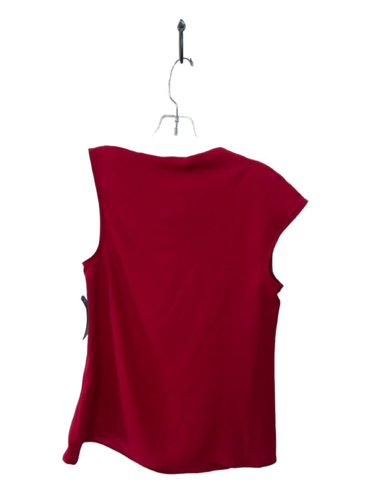 Trina Turk Size XS Red Polyester Blend Cowl Neck Sleeveless Top Red / XS