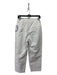 Christian Wijnants Size 36 Pale Gray Cotton Blend High Rise Tapered Pants Pale Gray / 36