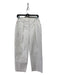 Christian Wijnants Size 36 Pale Gray Cotton Blend High Rise Tapered Pants Pale Gray / 36