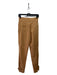 A.L.C. Size 2 Brown Cotton Blend High Rise Jogger Paper Bag Waist Pants Brown / 2