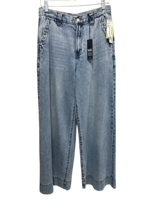 Habitual Size 4/27 Light Wash Cotton Denim Zip Fly High Rise Wide Leg Jeans Light Wash / 4/27