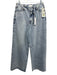 Habitual Size 4/27 Light Wash Cotton Denim Zip Fly High Rise Wide Leg Jeans Light Wash / 4/27
