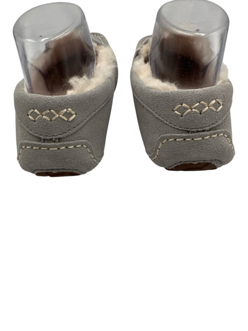 Ugg Shoe Size 6 Gray Suede Faux Fur Loafers Gray / 6