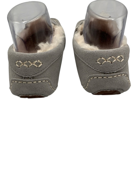 Ugg Shoe Size 6 Gray Suede Faux Fur Loafers Gray / 6