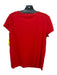 Sezane Size M Red Cotton Front Tie Short Sleeve T Shirt Top Red / M