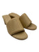 Bottega Veneta Shoe Size 35.5 Beige Leather Upper open toe Block Heel Sandals Beige / 35.5