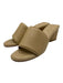 Bottega Veneta Shoe Size 35.5 Beige Leather Upper open toe Block Heel Sandals Beige / 35.5