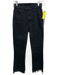 Mother Size 25 Black Cotton Denim Zip & Button High Rise Skinny Jeans Black / 25