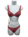 Maaji Size Small Pink & Gold Recycled Polyamide Gold Thread Textured swimwear Pink & Gold / Small