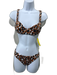 Vitamin A Size XS Brown, White & Black Recycled Nylon Spotted Print swimwear Brown, White & Black / XS