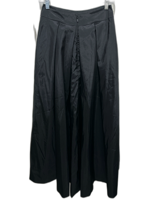 DreamSkirt Size XS Black Taffeta Back Zip Waist Panel Maxi Skirt Black / XS