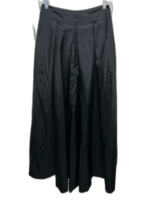 DreamSkirt Size XS Black Taffeta Back Zip Waist Panel Maxi Skirt Black / XS
