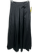 DreamSkirt Size XS Black Taffeta Back Zip Waist Panel Maxi Skirt Black / XS