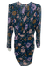 Veronica Beard Size 2 Blue, Yellow & Multi Silk Long Sleeve Floral Dress Blue, Yellow & Multi / 2