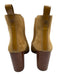 Tory Burch Shoe Size 6 Tan Brown Leather Upper Suede Lug sole Ankle Boots Tan Brown / 6