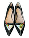 Kate Spade Shoe Size 8 Black, Silver & Multi Suede Pointed Toe Flat Shoes Black, Silver & Multi / 8