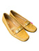 Prada Shoe Size 37.5 Mustard Leather Square Toe Flat Loafer Shoes Mustard / 37.5