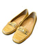 Prada Shoe Size 37.5 Mustard Leather Square Toe Flat Loafer Shoes Mustard / 37.5