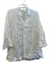 J Mclaughlin Size Large White Cotton V Neck Long Sleeve Tunic White / Large