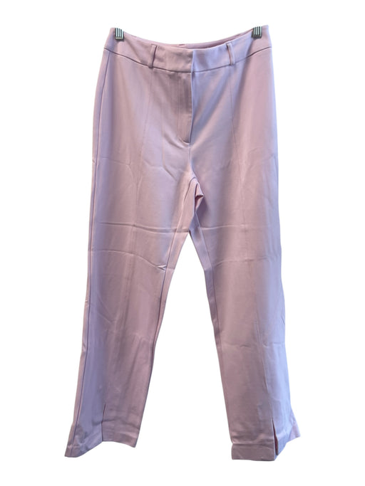J Mclaughlin Size 6 Pale Pink Rayon Blend Front Zip Belt Loops No Pockets Pants Pale Pink / 6
