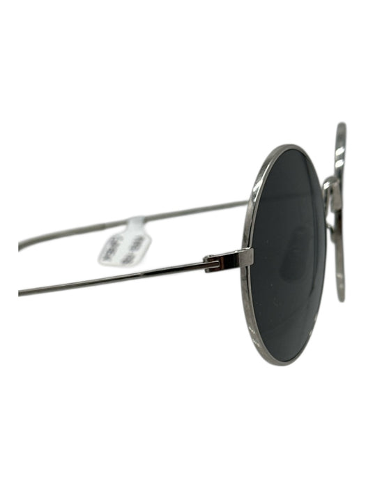 Celine Silver Silver Tone Metal Round Frames tinted lens Sunglasses Silver