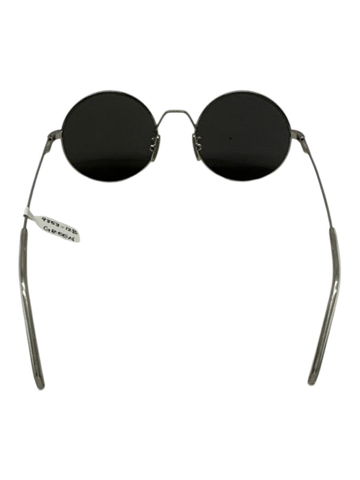 Celine Silver Silver Tone Metal Round Frames tinted lens Sunglasses Silver