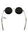Celine Silver Silver Tone Metal Round Frames tinted lens Sunglasses Silver