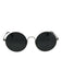 Celine Silver Silver Tone Metal Round Frames tinted lens Sunglasses Silver