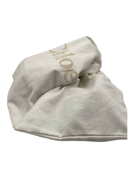 Chloe Shoe Size 37 Black & Blue Velvet Knot Leather Base Slide Sandals Black & Blue / 37