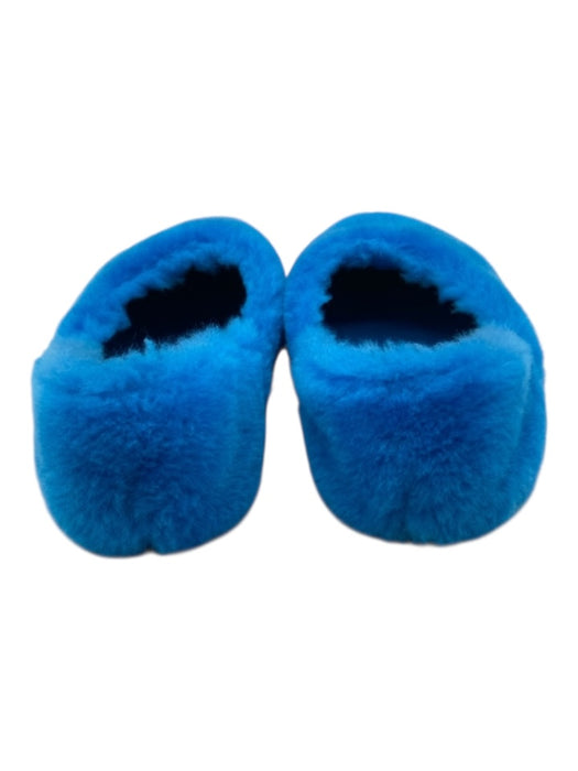 Jil Sander Shoe Size 36 Cobalt Blue shearling round toe Fuzzy Slip On Flats Cobalt Blue / 36