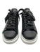 Alexander McQueen Shoe Size 37.5 Black & White Leather round toe Sneakers Black & White / 37.5