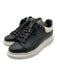 Alexander McQueen Shoe Size 37.5 Black & White Leather round toe Sneakers Black & White / 37.5