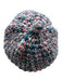 Missoni Pink, Blue & Multi Wool Crochet Knit Pom Pom Cap Hat Pink, Blue & Multi / L