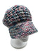 Missoni Pink, Blue & Multi Wool Crochet Knit Pom Pom Cap Hat Pink, Blue & Multi / L