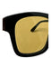 Gucci Black & Yellow Acetate Yellow Tint Wayfarer Sunglasses Black & Yellow