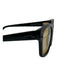 Gucci Black & Yellow Acetate Yellow Tint Wayfarer Sunglasses Black & Yellow