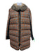 Marni Bugs Size 42 Orange, Black & Brown Wool & Cotton Tweed Fur Collar Jacket Orange, Black & Brown / 42