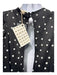 Khaite Size 6 Black & White Acetate Long Sleeve Polka Dot Pleated Skirt Dress Black & White / 6