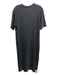 XiRENA Size S Gray Cotton Short Sleeve Patch Pocket T Shirt Maxi Dress Gray / S