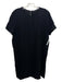 Jenny Kayne Size L Black Acetate Blend Short Sleeve Keyhole Back Shift Dress Black / L