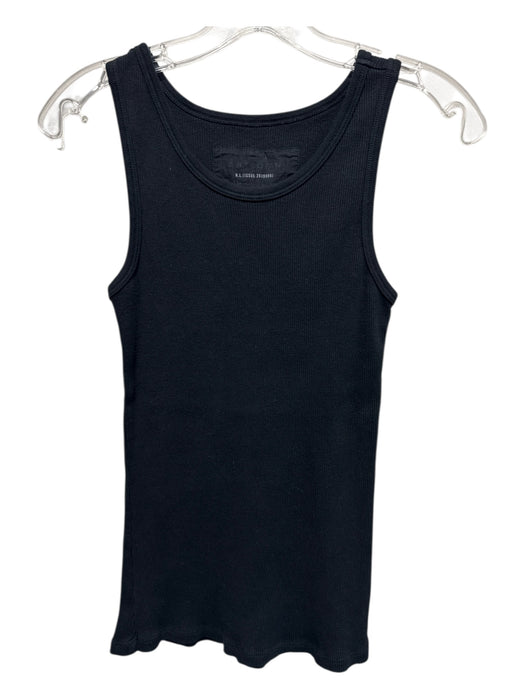 Nili Lotan Size XS Black Cotton Ribbed Sleeveless Tank Top Black / XS