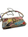 Marc Jacobs Beige & Multi Coated Leather Zip Close Graphite Bag Beige & Multi / S/M
