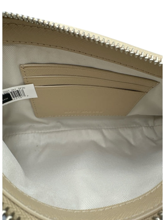 Marc Jacobs Beige & Multi Coated Leather Zip Close Graphite Bag Beige & Multi / S/M