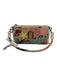Marc Jacobs Beige & Multi Coated Leather Zip Close Graphite Bag Beige & Multi / S/M
