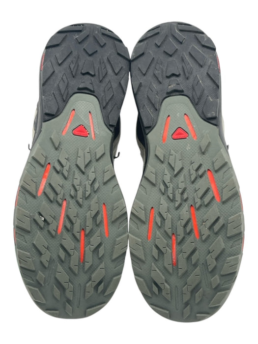 Salomon Shoe Size 11.5 AS IS Gray Synthetic Solid Sneaker Men's Shoes 11.5