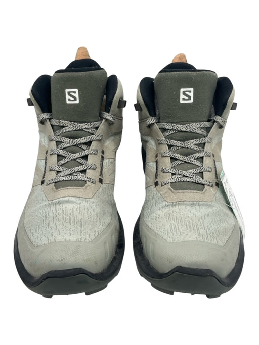 Salomon Shoe Size 11.5 AS IS Gray Synthetic Solid Sneaker Men's Shoes 11.5